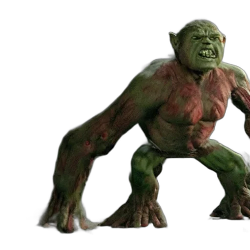 creature, animal, staff, 3d render transparent PNG cut-out