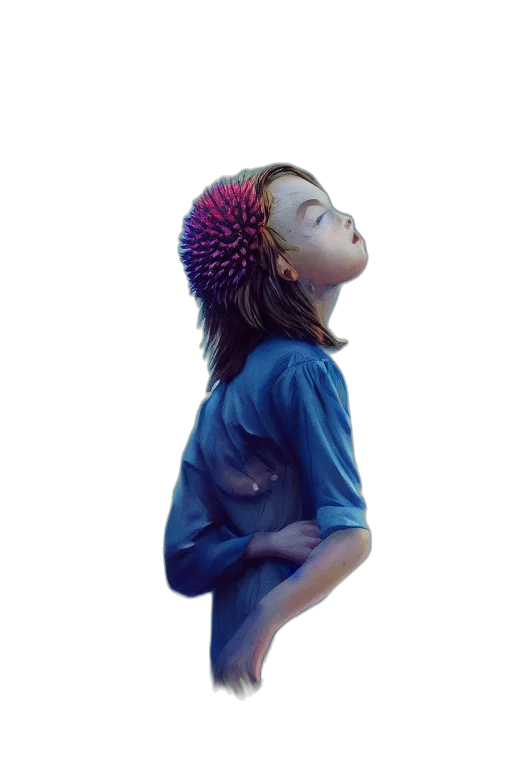 crown, dress, face, jacket, photorealistic, oil painting, concept art, watercolor transparent PNG cut-out
