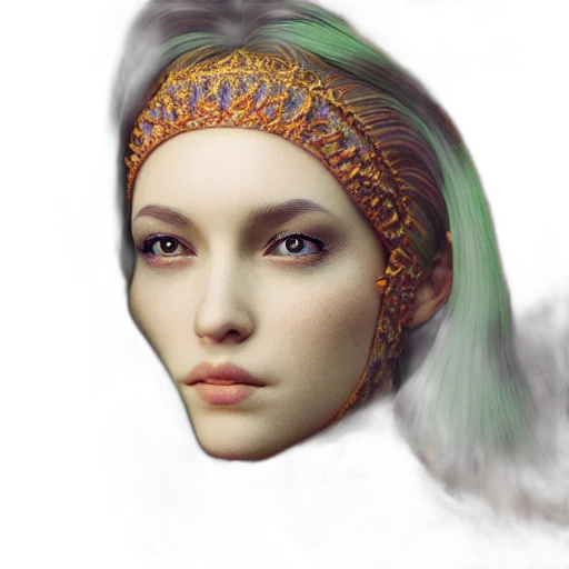 face, crown, jewelry, mask, photorealistic, fantasy art, concept art, oil painting transparent PNG cut-out