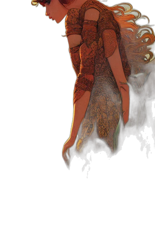 dragon, mask, creature, dress transparent PNG cut-out