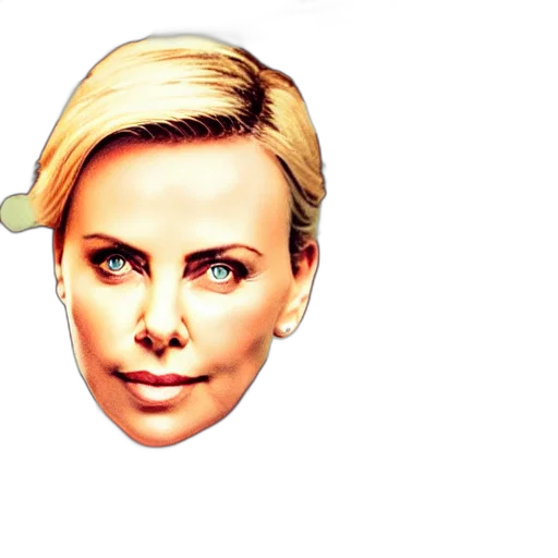face, mask, hair, jewelry transparent PNG cut-out