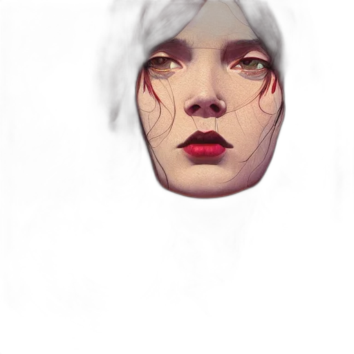 face, mask, creature, robot transparent PNG cut-out