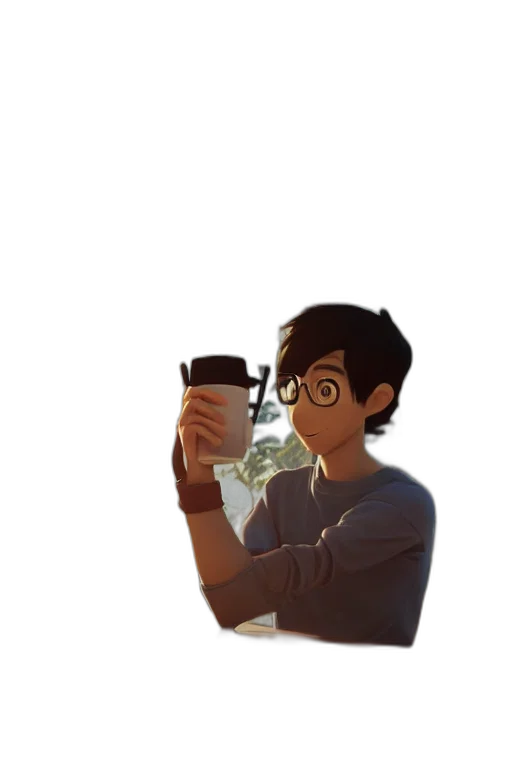 bottle, weapon, staff, robot transparent PNG cut-out