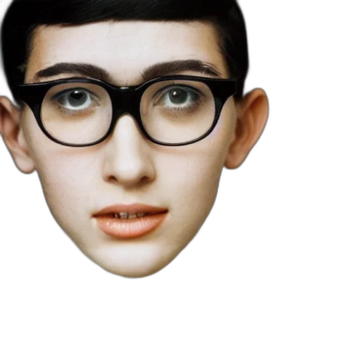 face, mask, hair, robot transparent PNG cut-out