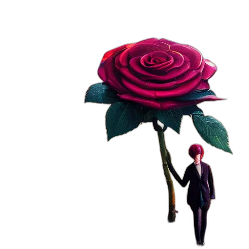 flower, staff, umbrella, weapon transparent PNG cut-out