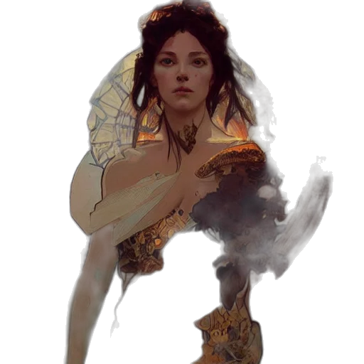 dragon, dress, face, mask transparent PNG cut-out