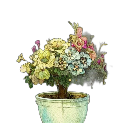 crown, flower, staff, hat transparent PNG cut-out