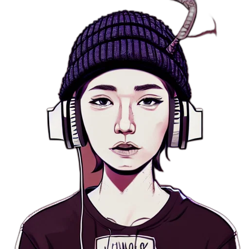 face, hat, pixel art, cartoon transparent PNG cut-out