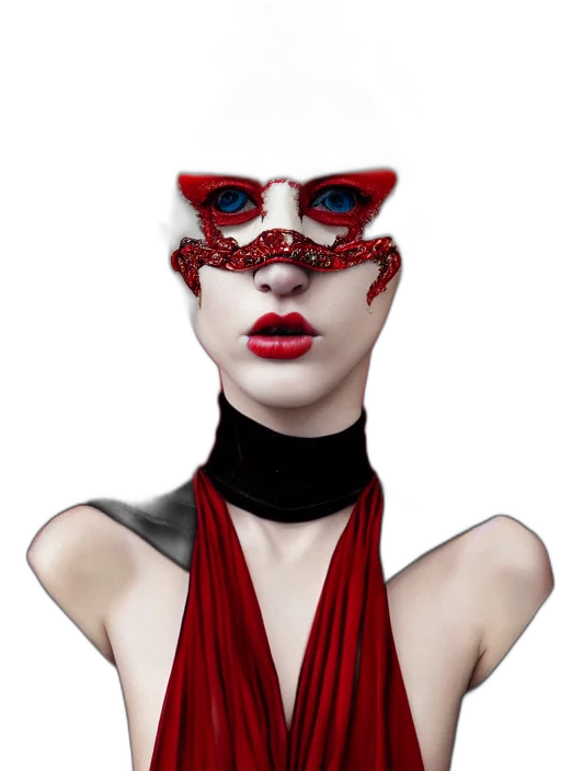 mask, jewelry, crown, face transparent PNG cut-out