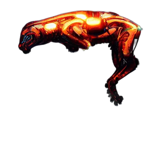 creature, animal, dragon, robot, concept art, comic book art, pixel art, 3d render transparent PNG cut-out