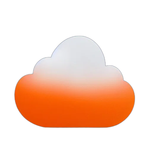 hat, 3d render, happy, cloud transparent PNG cut-out