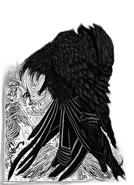 dragon, creature, animal, hair transparent PNG cut-out