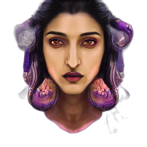 face, mask, jewelry, fantasy art transparent PNG cut-out