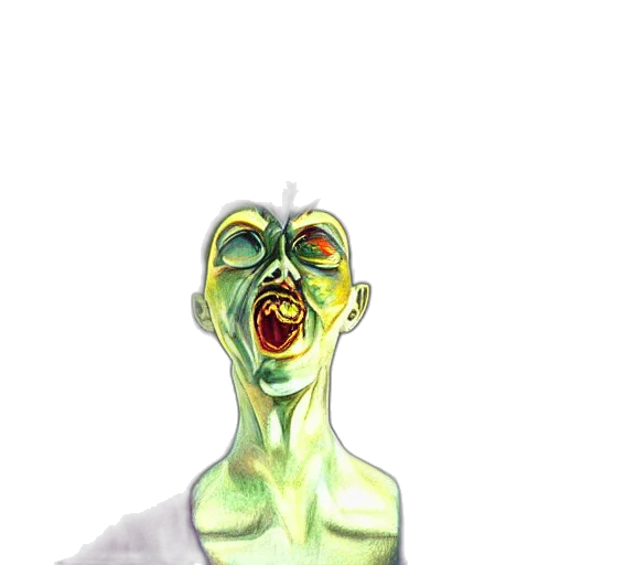 face, creature, mask, robot transparent PNG cut-out