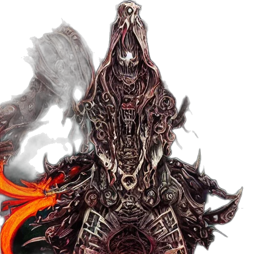 mask, concept art, fantasy art, dark transparent PNG cut-out