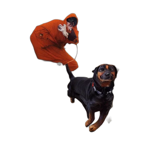 animal, staff, creature, photorealistic transparent PNG cut-out