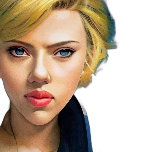 face, photorealistic, oil painting, comic book art transparent PNG cut-out