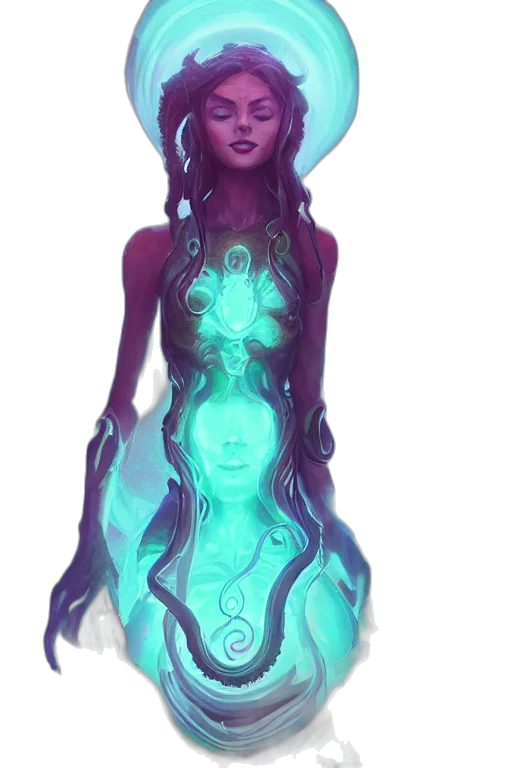 dress, staff, concept art, fantasy art transparent PNG cut-out