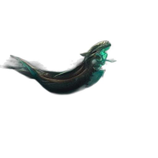 dragon, creature, animal, staff, concept art, fantasy art, 3d render, photorealistic transparent PNG cut-out