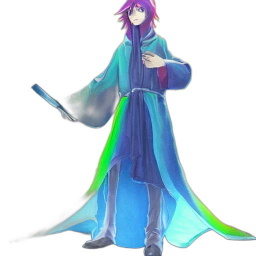 staff, sword, jacket, weapon, concept art, fantasy art, pixel art, anime transparent PNG cut-out
