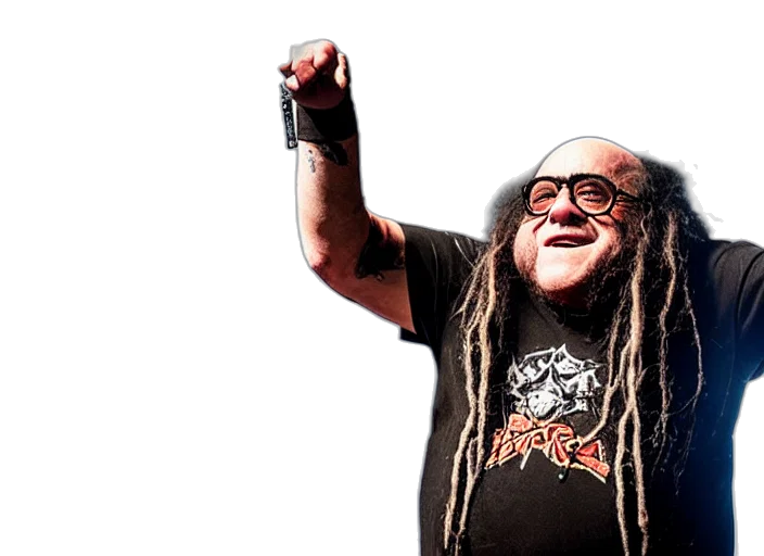 publicity, photo, still, danny, devito, touring, korn, live transparent PNG cut-out