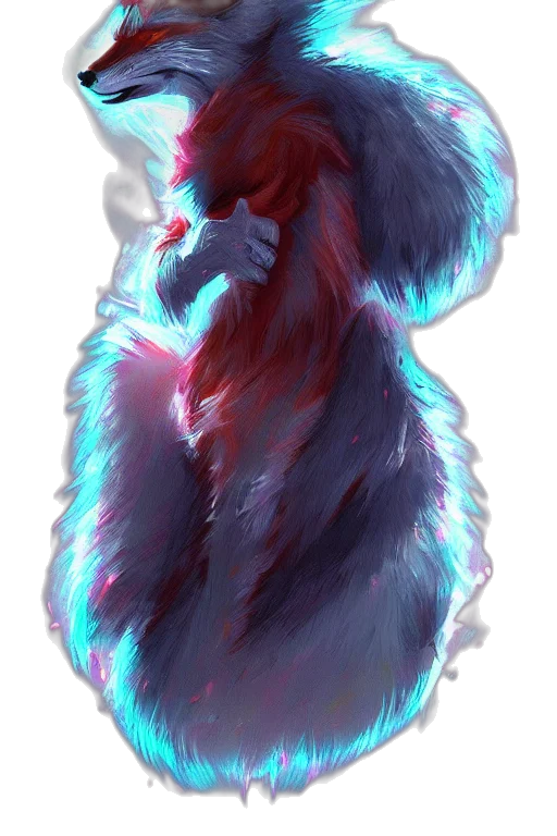 creature, dragon, hair, animal transparent PNG cut-out