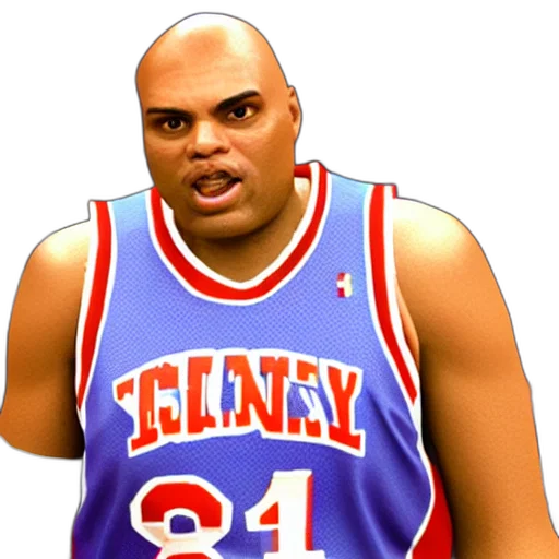 concept art, 3d render, photorealistic, cartoon, game, footage, charles, barkley transparent PNG cut-out