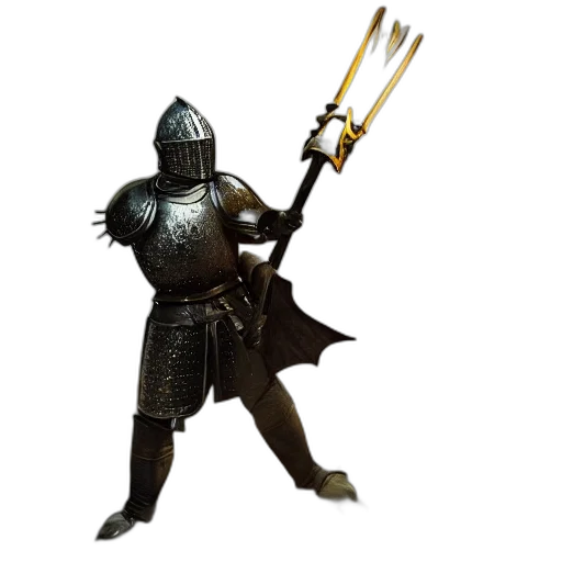 sword, staff, weapon, robot transparent PNG cut-out