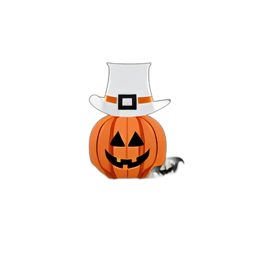 hat, cartoon, pixel art, 3d render transparent PNG cut-out