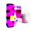 robot, weapon, jewelry, flower, vaporwave, 3d render, pixel art, concept art transparent PNG cut-out