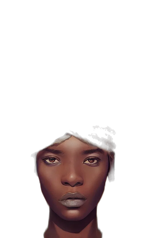 face, hat, mask, crown, photorealistic, concept art, anime, cartoon transparent PNG cut-out