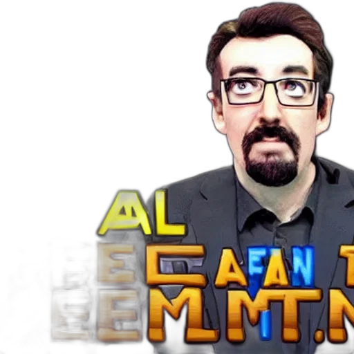 concept art, cartoon, gman, half, life, youtube, thumbnail transparent PNG cut-out