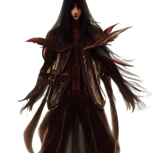 staff, mask, creature, concept art transparent PNG cut-out