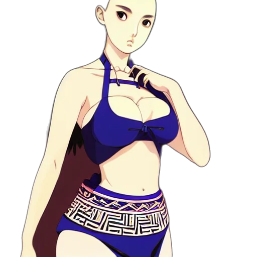 dress, pixel art, fantasy art, concept art, anime, blue, monochrome, dark transparent PNG cut-out