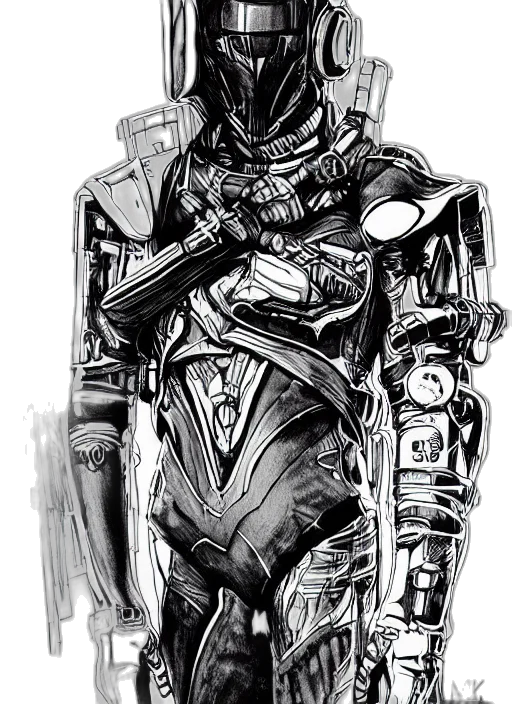 robot, jacket, weapon, concept art transparent PNG cut-out