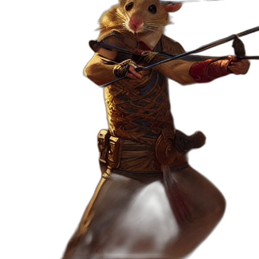 staff, weapon, animal, sword, concept art, 3d render, fantasy art, photorealistic transparent PNG cut-out