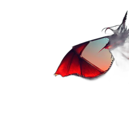 dragon, umbrella, mask, weapon transparent PNG cut-out