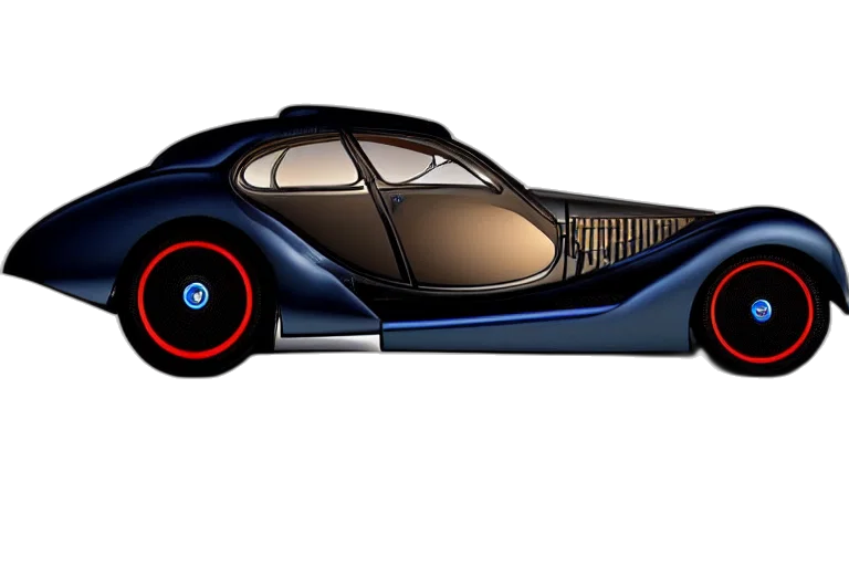 car, concept art, 3d render, photorealistic transparent PNG cut-out