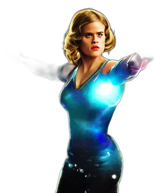 dress, comic book art, concept art, photorealistic, fantasy art, outer space, neon lights, drew transparent PNG cut-out