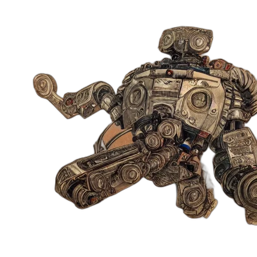 robot, weapon, jacket, concept art transparent PNG cut-out