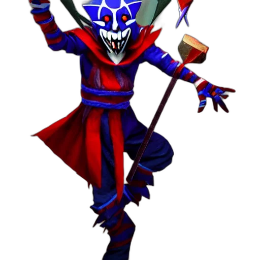 mask, staff, concept art, 3d render transparent PNG cut-out