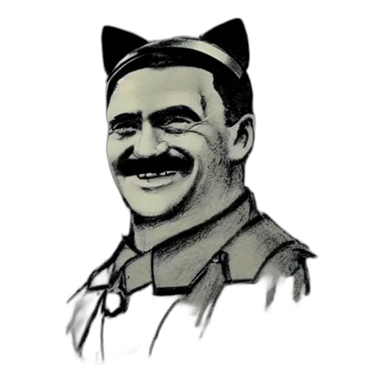 staff, animal, face, hat transparent PNG cut-out