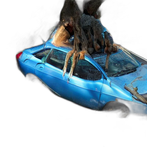 car, dragon, animal, creature transparent PNG cut-out