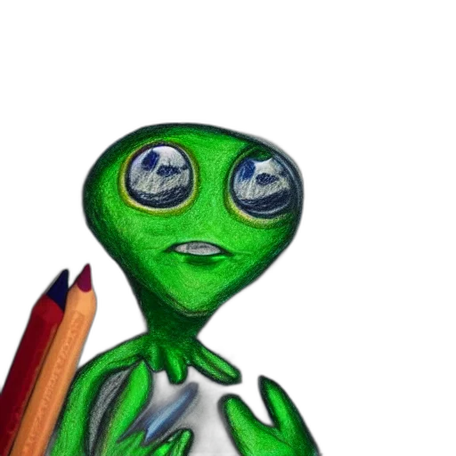 staff, creature, robot, animal, concept art, photorealistic, 3d render, cartoon transparent PNG cut-out