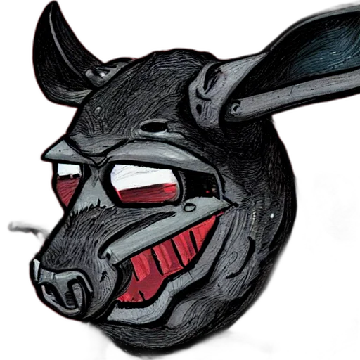 mask, staff, face, animal transparent PNG cut-out