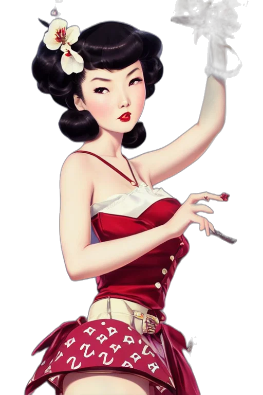 dress, staff, jewelry, fantasy art transparent PNG cut-out