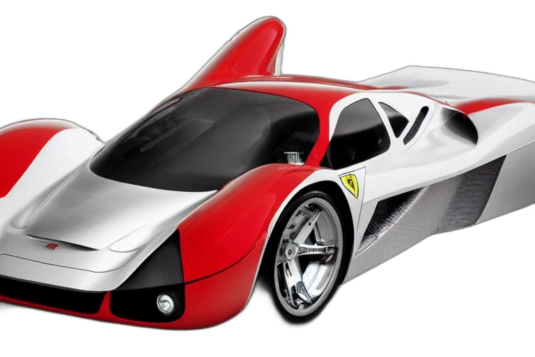 car, weapon, 3d render, photorealistic, concept art, retro, futuristic, ferrari transparent PNG cut-out