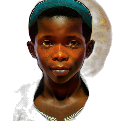 face, photorealistic, concept art, oil painting transparent PNG cut-out