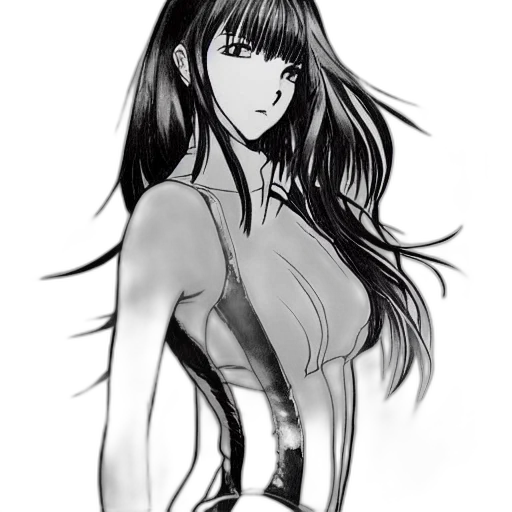 dress, jacket, robot, staff transparent PNG cut-out