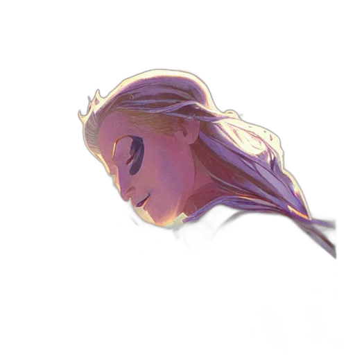 face, hair, mask, crown transparent PNG cut-out